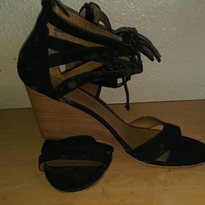 14th & Union high heel wedges